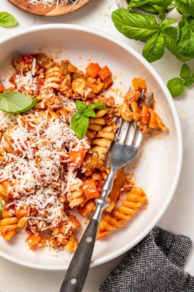 Tomato pasta ready to bring a saved recipe to life